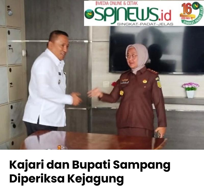 Kajari dan Bupati Sampang Diperiksa Kejagung, ada apa ?? 